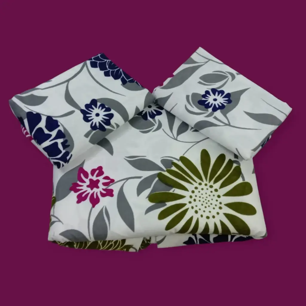 Double Bedsheet 90x100 with 2 Pillow Covers