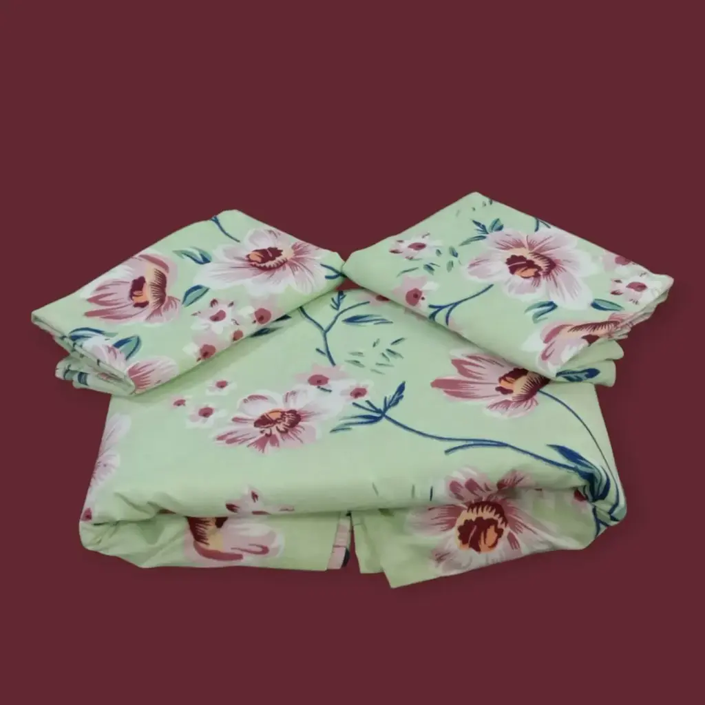 Double Bedsheet 90x100 with 2 Pillow Covers