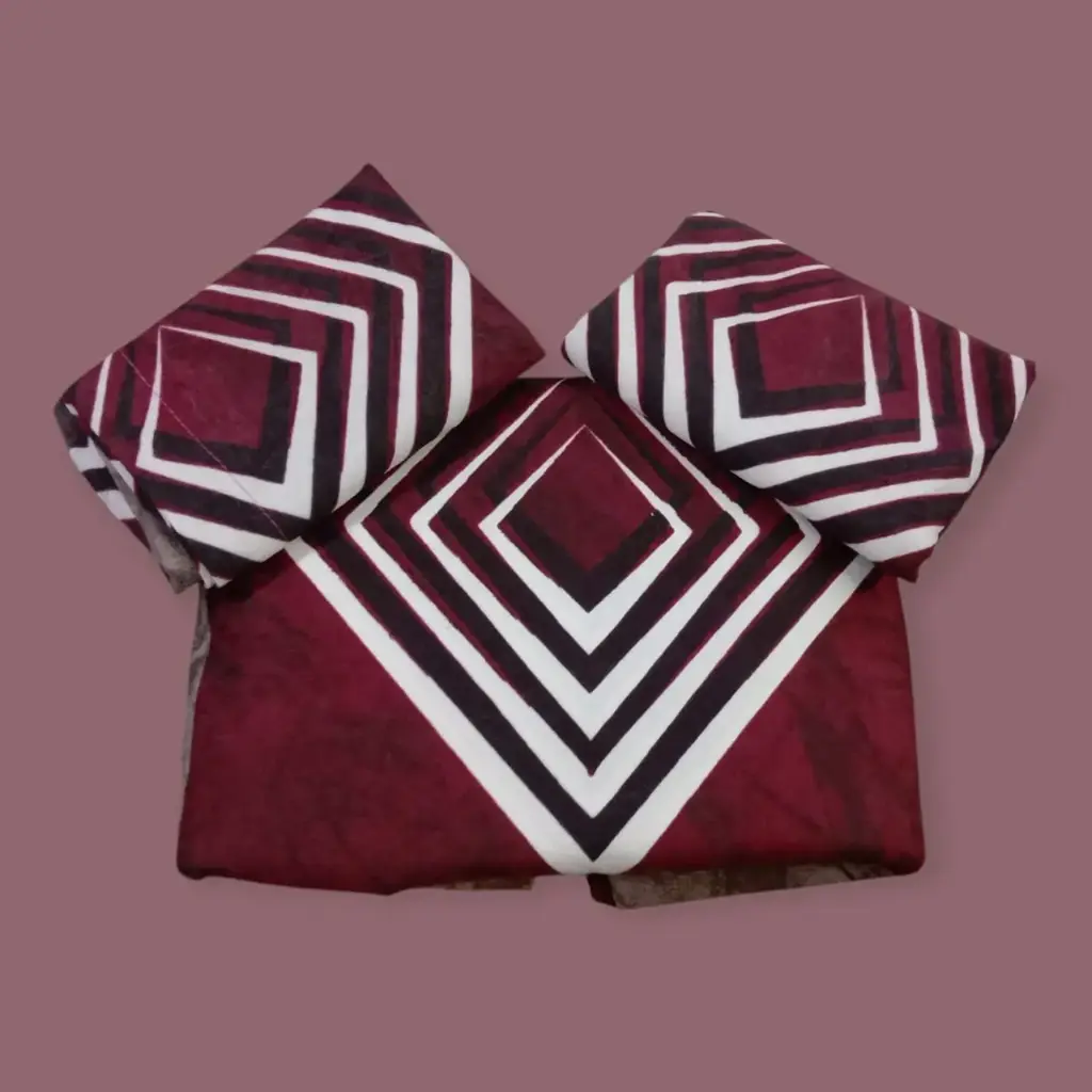 Double Bedsheet 90x100 with 2 Pillow Covers